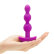 B-Vibe Triplet Fuchsia Remote Control Anal Beads