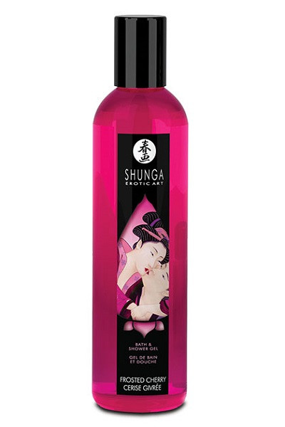 Shunga Frosted Cherry Bath & Shower Gel 