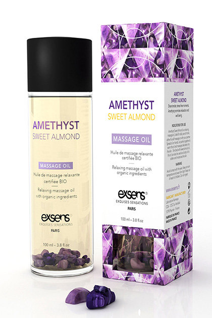 Exsence Amethyst Sweet Almond Massage Oil 100 ml